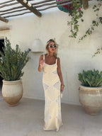 Knit Maxi Dress with Relaxed Fit