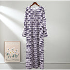 V-Neck Side-Slit Maxi Dress