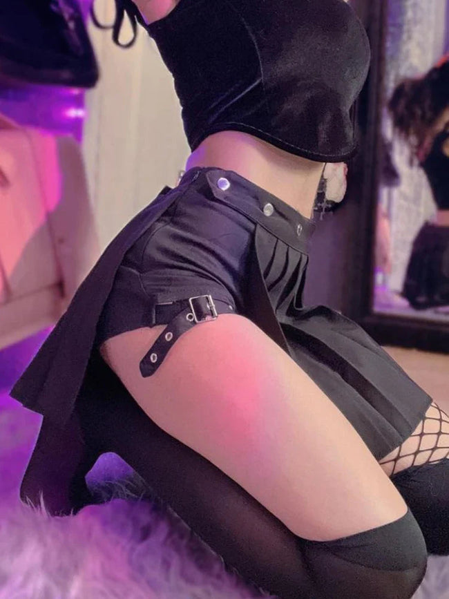 Removable Tall Waist Skirt Black / S Main image