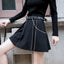 Punk Stud Retro Harajuku Skirt black1 / S