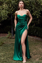 Satin Corset-Style Cami Dress