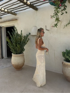 Knit Maxi Dress with Relaxed Fit