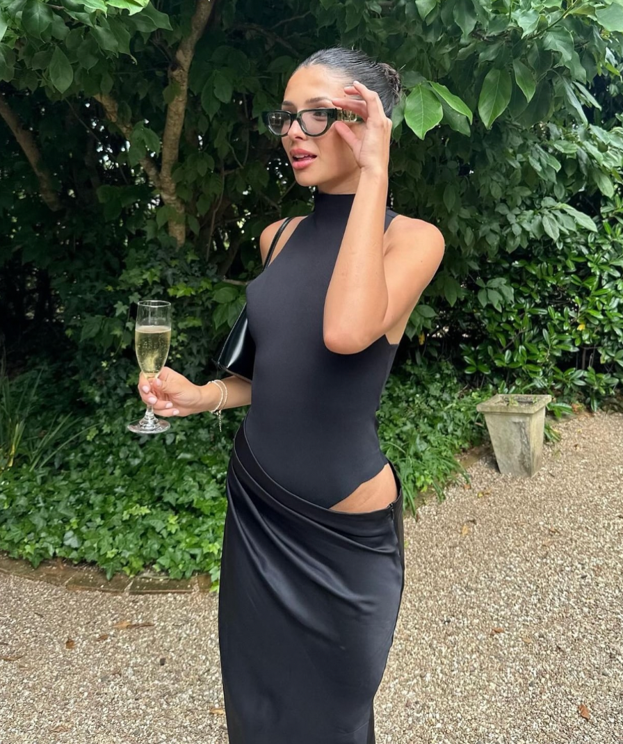 Maxi Dress with Asymmetric Details