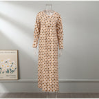 V-Neck Side-Slit Maxi Dress