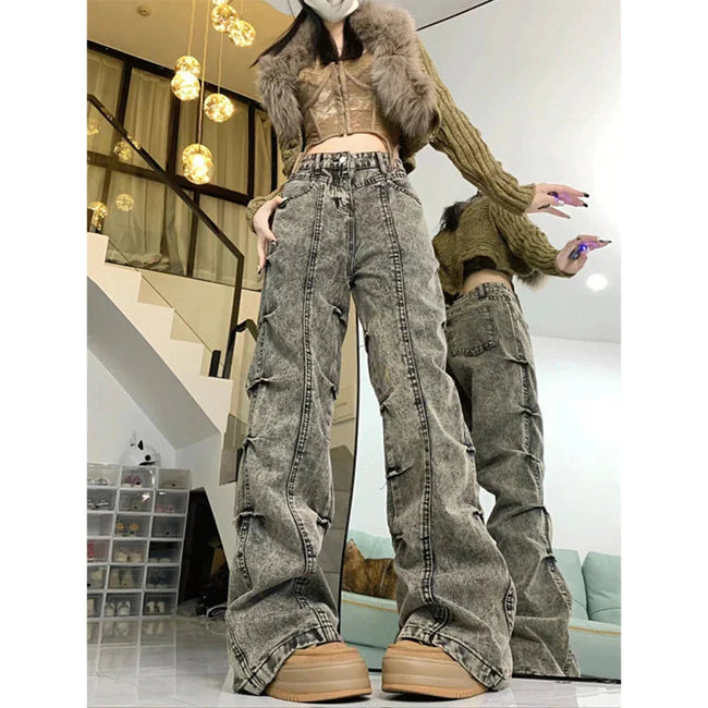 Dull Gothic Antique 90s Aesthetic Pant Grey / S Main image
