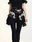 Cinch Irregular Hem Skirt Black / S