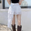 Breathable Lace Short Dress Skirt white / S / CHINA