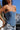 Denim Tie-Back Cropped Top with Strapless Neckline Secondary image