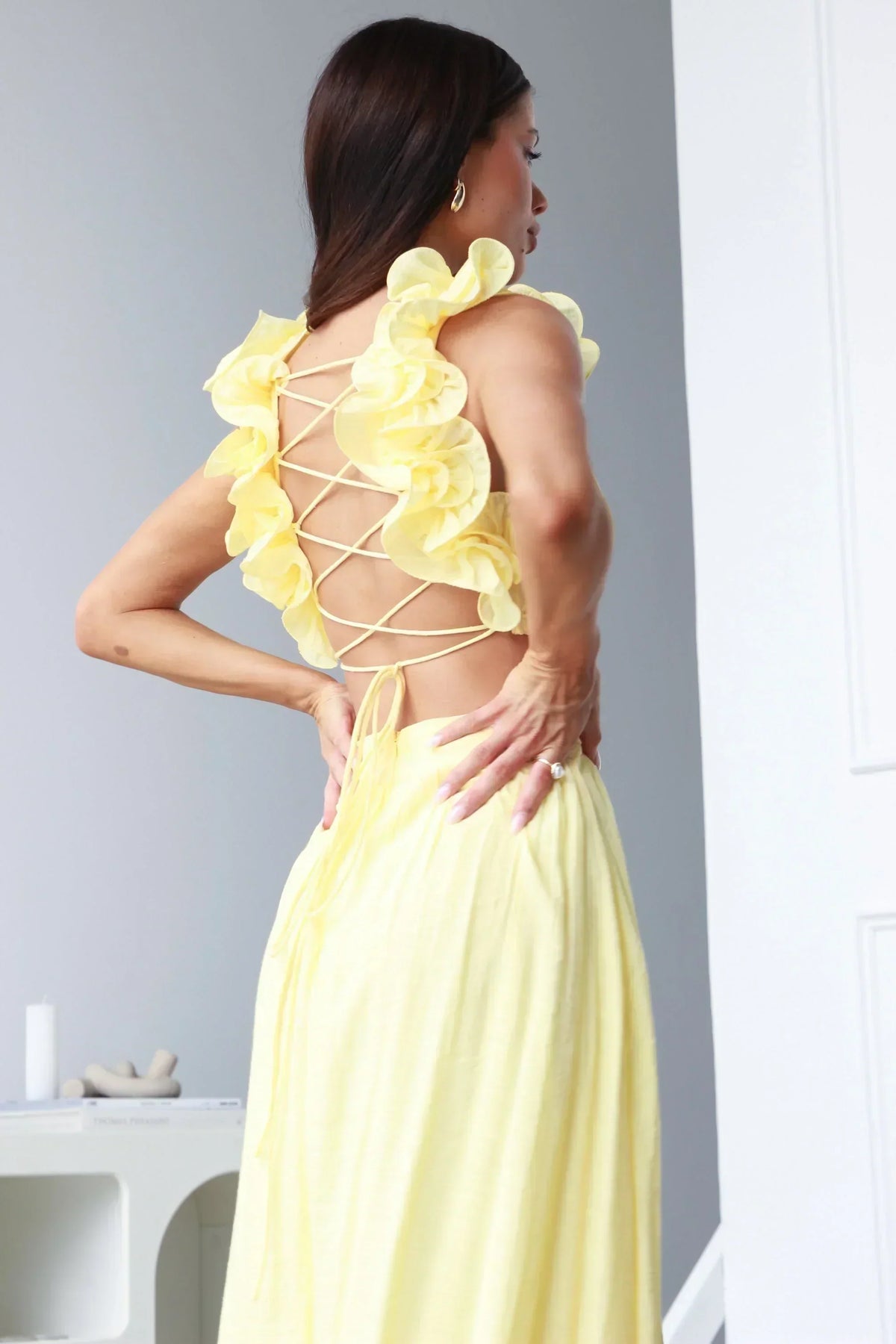 Dress with Open Back