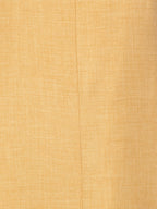 Polyester Ruffled Button-Detail Dress