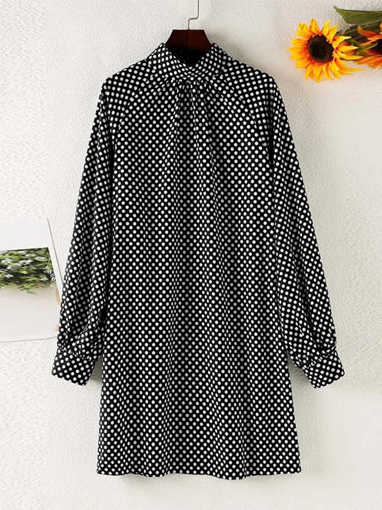 Dress in Polyester Fabric