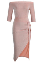 Wrap-Style Maxi Dress with Slit Detail