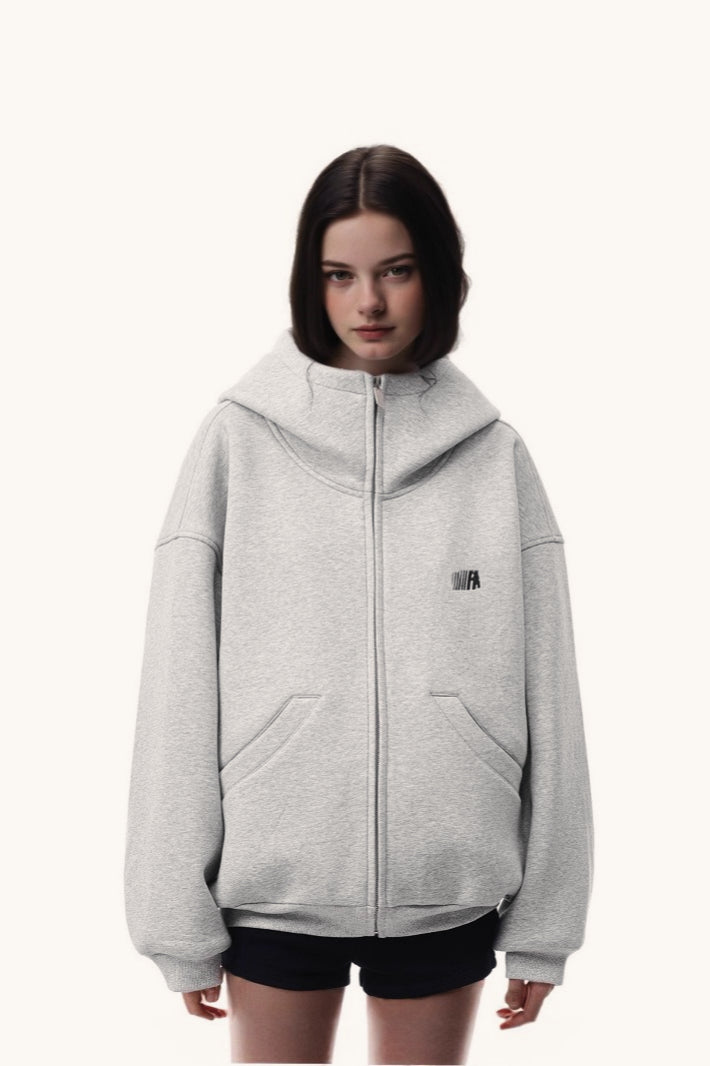 Heavyweight Cotton Hoodie with Pockets