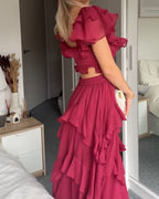 Dress with Ruffle Details