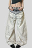 Digital-Print Straight-Leg Jeans with Low Waist