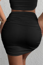Bodycon Pencil-Cut Skirt