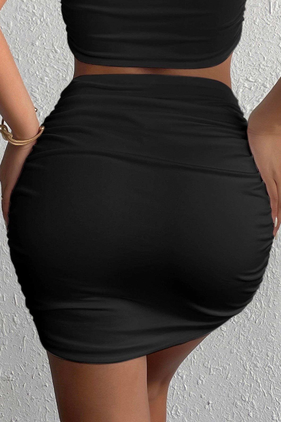 Bodycon Pencil-Cut Skirt