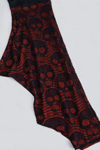 Fitted Gothic Dress with Punk Styling