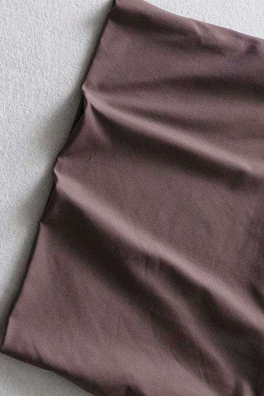 Corset-Style Strap-Detail Top with Strapless Neckline