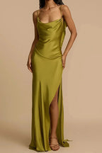 Open-Back Maxi Dress with Sleeveless Cut