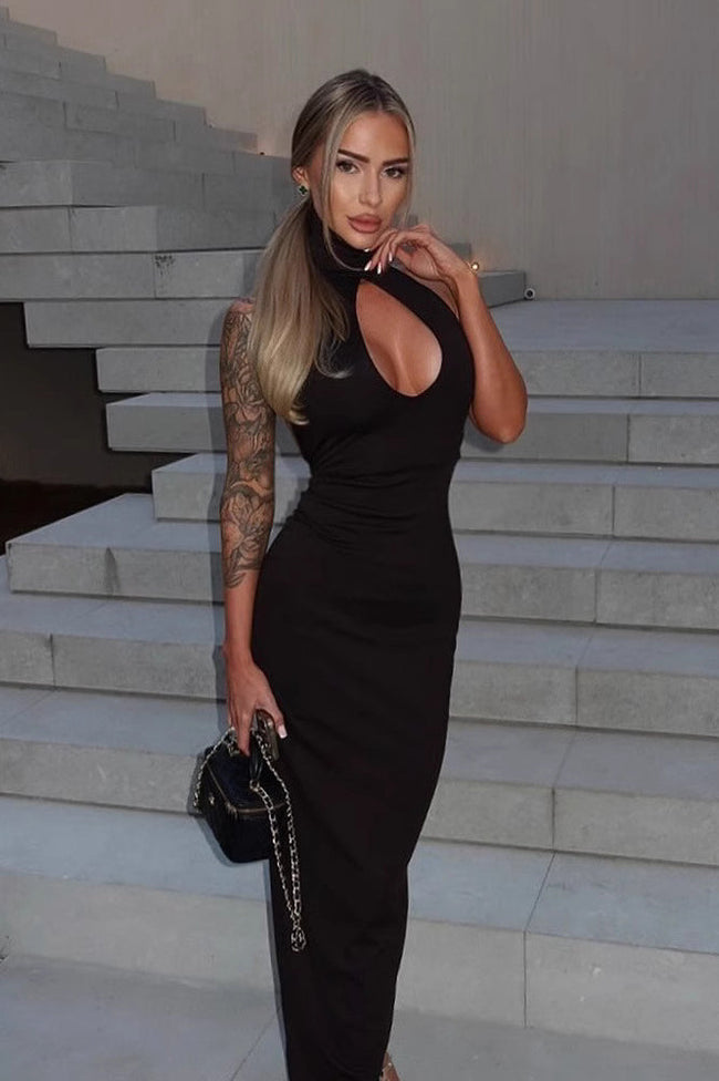 Cutout Maxi Dress with Sleeveless Cut Main image