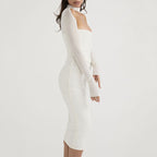 Mesh Bodycon Maxi Dress