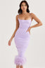 Open-Back Maxi Dress with Strap Details