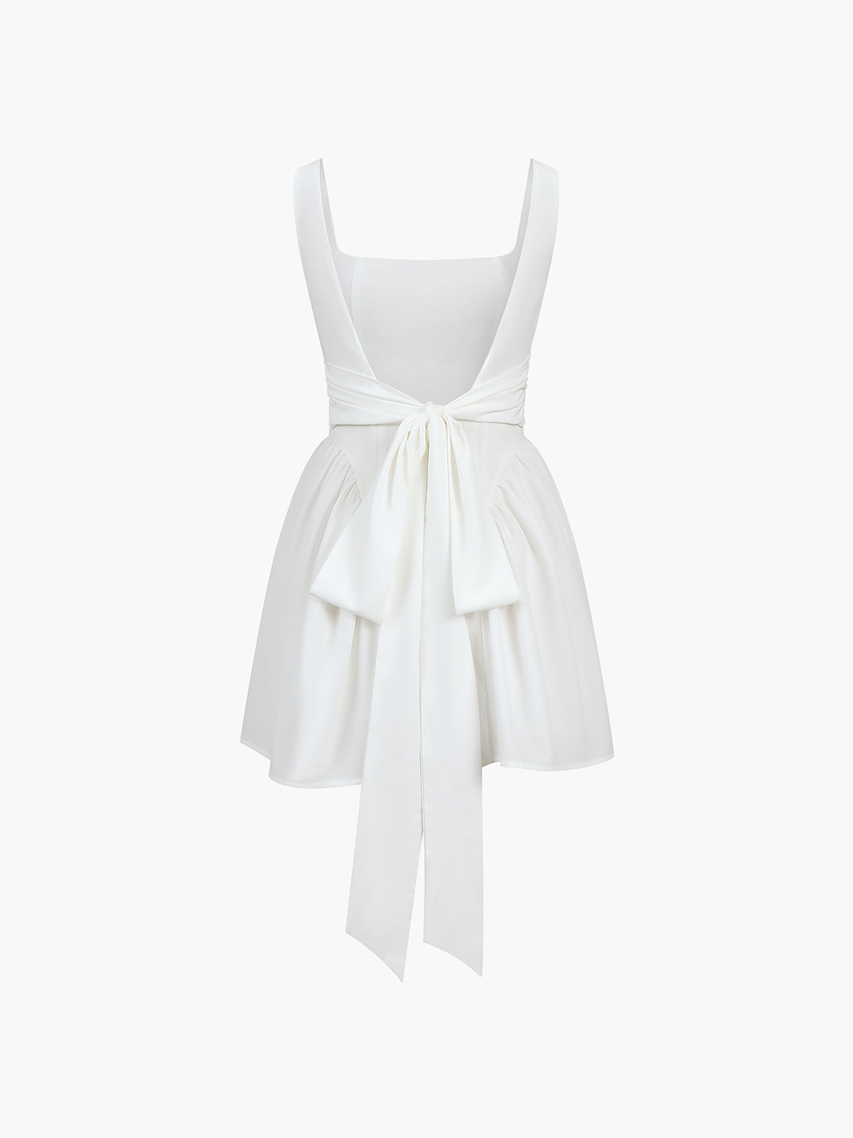 Short Dress with Open Back