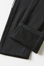 High-Rise Nylon Leggings with Fleece Lining