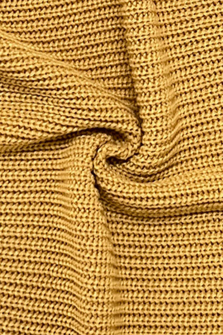 Knit Relaxed-Fit Sweater with Off-Shoulder Neckline