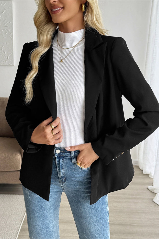 Relaxed Double-Breasted Office Blazer Main image