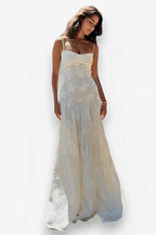 Slim-Fit Open-Back Corset-Style Maxi Dress