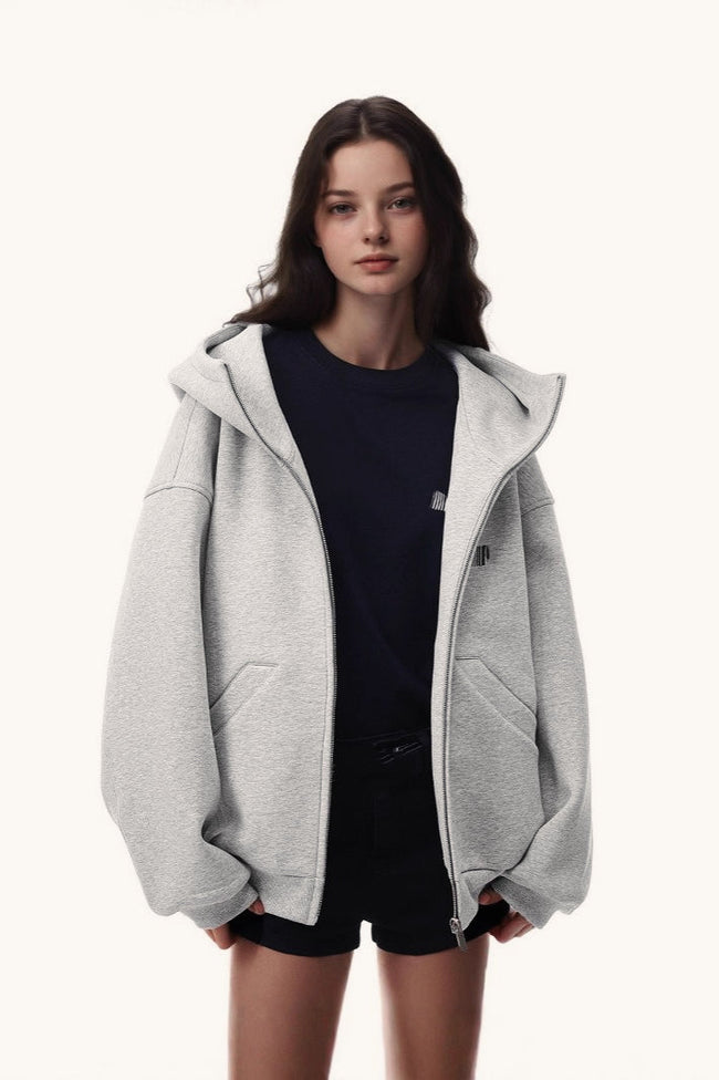 Heavyweight Cotton Hoodie with Pockets Main image