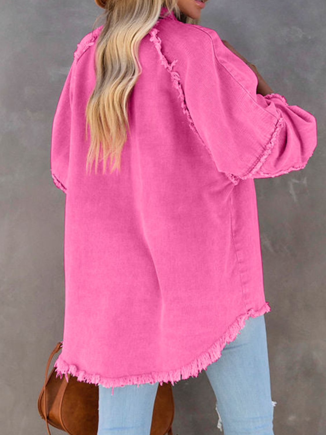 Cotton Polyester Jeans with Layered Details