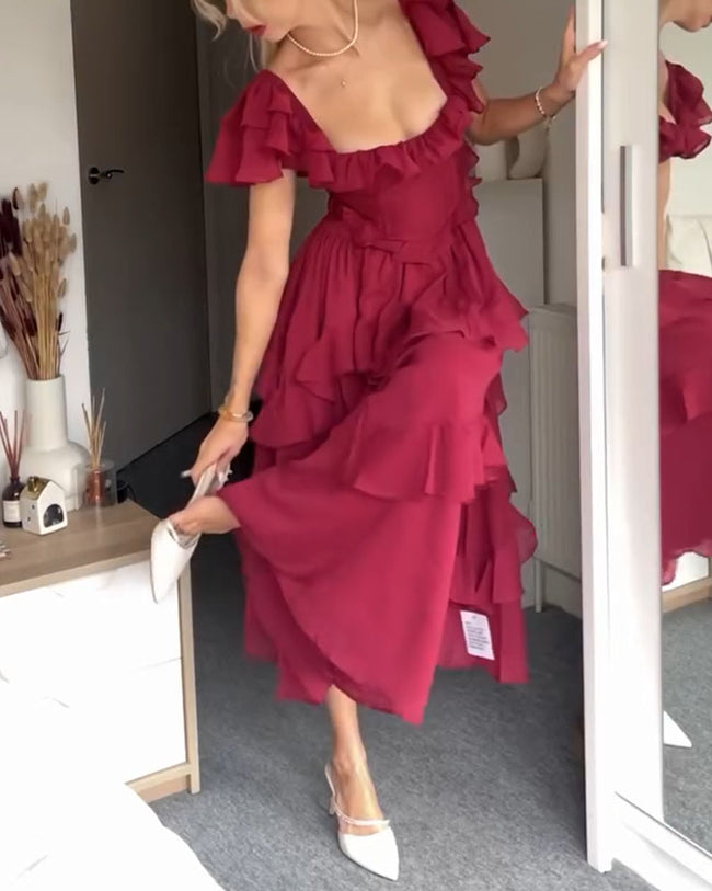 Dress with Ruffle Details Main image