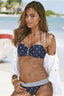 Polka-Dot Stretch-Blend Bikini Set with Underwired Cups