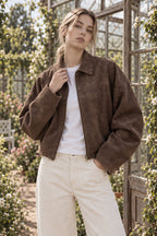 Elegant Bat Sleeve Jacket