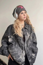 Denim Y2K Jacket with Vintage Styling
