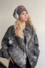 Denim Y2K Jacket with Vintage Styling