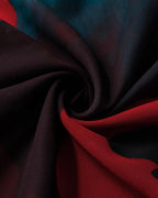 Polyester Stretch-Blend Long-Sleeve Maxi Dress