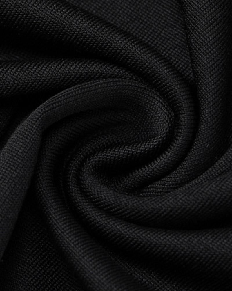 Polyester Plunging V-Neck Cami Dress