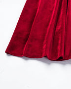 Velvet Stretch-Blend Mini Dress with Polyester Fabric