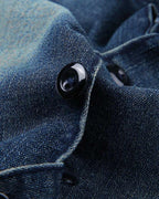 Denim Bustier Top with Corset Details