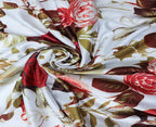 Floral Square-Neck Mini Dress
