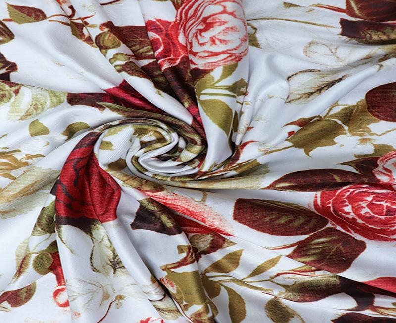 Floral Square-Neck Mini Dress