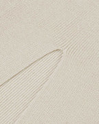Ribbed Maxi Dress with Strapless Neckline