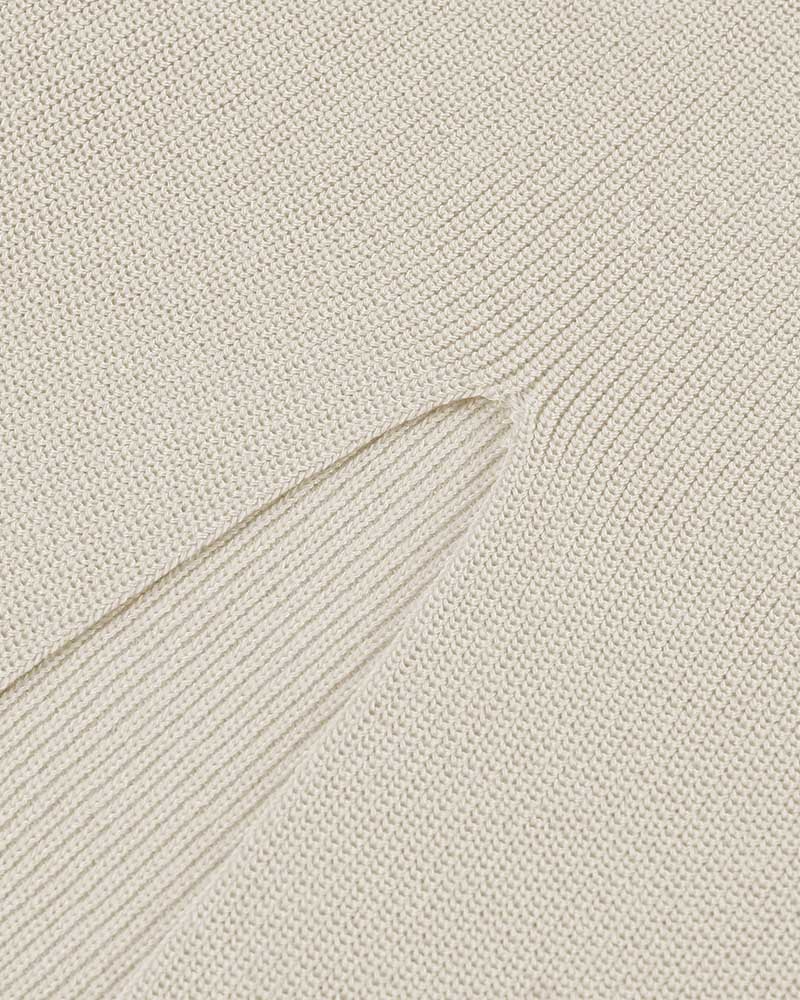 Ribbed Maxi Dress with Strapless Neckline