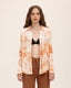 Collared Polyester Shirt with Long Sleeves