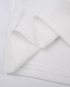 Stretch-Blend Polyester Long-Sleeve Cropped Top