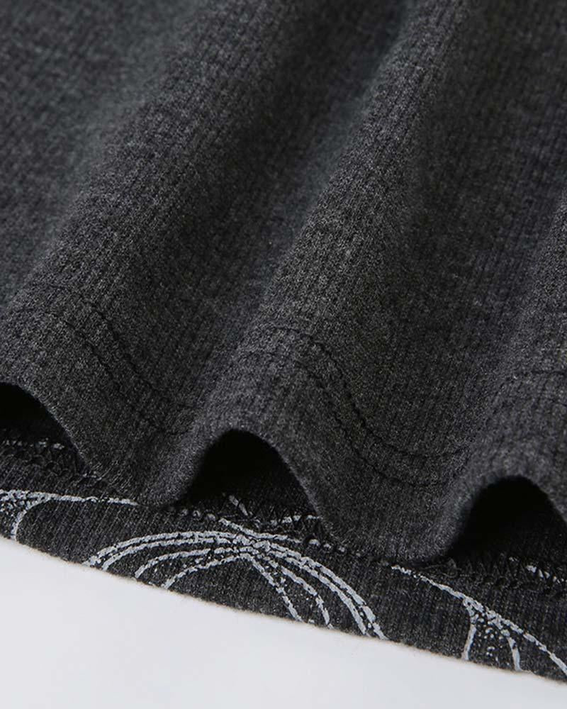 Grunge Heart-Detail Cotton Tank Top